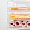 Ver imagem 4 de Porta Frios Duplo Organizador de Geladeira Clear Fresh Acrilico