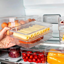 Ver imagem 3 de Porta Frios Duplo Organizador de Geladeira Clear Fresh Acrilico