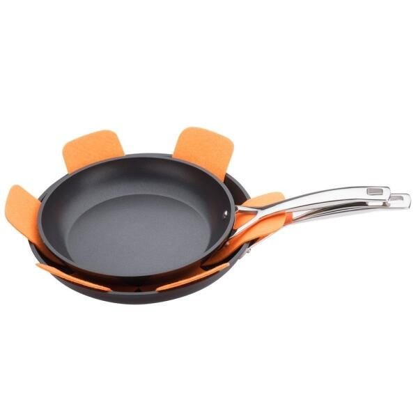 Set de 3 Protetores de Panela em Feltro Laranja Le Creuset - 3