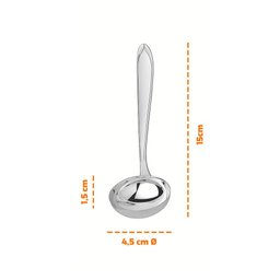Conjunto Self-service Concha para Feijão, Concha para Molho e Concha Terrina Laguna em Aço Inox - 7