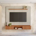 Ver imagem 1 de Painel para TV até 70 Polegadas MDF 183CMX162CM Amarante