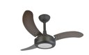 Ver imagem 1 de Ventilador de Teto Infinity Lux LED 3000K Preto 3 Pás MDF Tabaco 220V 2008 Lux Led 3 Pás