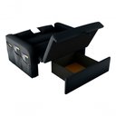 Ver imagem 2 de Sofá Cama Lady Day 2 Lugares Conforto Veludo Cinza Matrix Sala com Baú