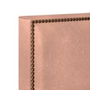 Ver imagem 6 de Cabeceira Cama Box Solteiro Com Tachas 100 cm Vicenza L02 Linho Rosê - Lyam Decor