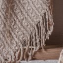 Ver imagem 4 de Manta Tricot Style Decorativa 127x152 Toque Super Macio Argila