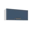 Ver imagem 1 de Armário Aéreo Cozinha 80 Cm Amara 1 Porta Branco/azul - Politorno