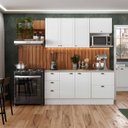 Ver imagem 1 de Cozinha Mdf Completa Modulável Estilo Americana Provençal Cor:branco