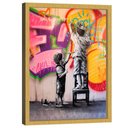 Ver imagem 1 de Quadro Decorativo Chora Agora, Ri Depois