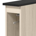 Ver imagem 5 de Balcao com Tampo Nicho Guardanapeiro MDF 15 cm Kali 1221522 Bianco Toq Nicioli