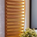 Ver imagem 5 de Home Suspenso para Tv até 65 Mdp/mdf Sabat 179cm Fitas Led Portas Basculantes Off White/freijó G73 -