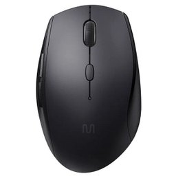 Mouse sem Fio MS400 1600 DPI 6 Botoes e Clique Silencioso Preto Multilaser - 1 Mouse sem Fio MS400 1600 DPI 6 Botoes e Clique Silencioso Preto Multilaser - 1