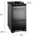 Ver imagem 4 de Fogão 4 Bocas Fe4gb Mesa Vidro Tripla Chama Perfectcook Electrolux