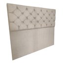 Ver imagem 5 de Cabeceira Capitonê Queen 1,60m Jade Suede - Pallazio - Bege