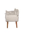 Ver imagem 2 de Poltrona Amamentação Descanso Recepção Pôs Operatório Extra Bege Mais Puff de Brinde Cor Bege