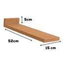 Ver imagem 2 de Tampo para Balcão de Cozinha 15cm Kappesberg E600 Cor Canela