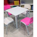 Ver mais imagens de Kit 2 Cadeiras Infantil Iso Rosa Brinquedoteca Escolas Ecomhome
