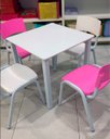 Ver mais imagens de Kit 2 Cadeiras Infantil Iso Rosa Brinquedoteca Escolas Ecomhome