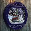 Ver imagem 4 de Enfeite De Natal Musical Led Neve Bola Pendurada Luzes