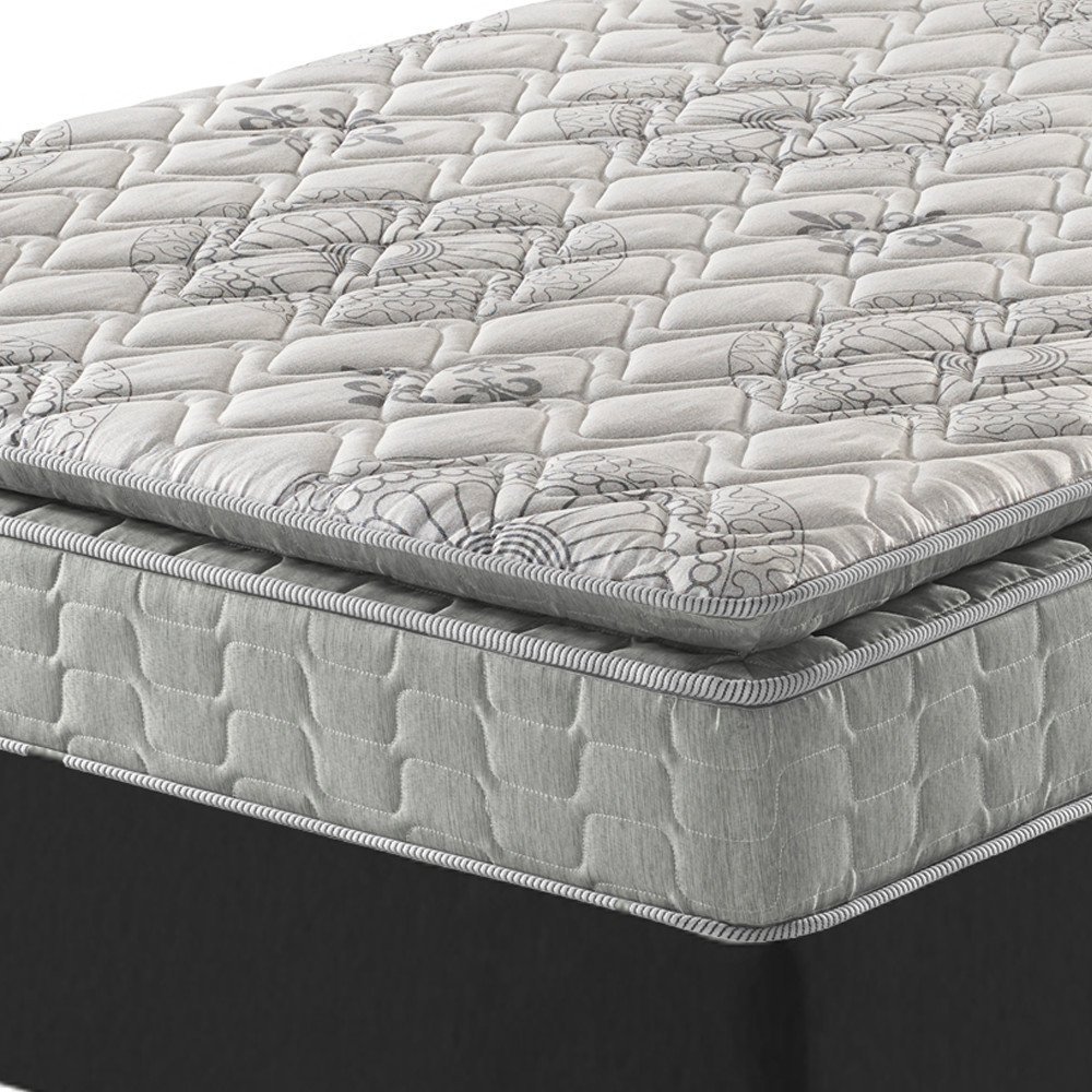 Cama Box Queen Preto + Colchão Ortopedico Espuma D33 Pillow Top Hanover One 158x198x59cm - 5