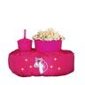Almofada Porta Pipoca Rosa Infantil Unicórnio:estampado/rosa - 1