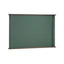 Ver imagem 1 de Painel de Tv para Sala 150cm Clássico 50505 Linz Móveis - Verde Musgo/imbuia Glazer
