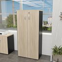 Ver imagem 2 de Armário para Escritório Alto Fechado 1.60x80x42 F.15mm - Carvalho