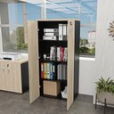 Ver imagem 3 de Armário para Escritório Alto Fechado 1.60x80x42 F.15mm - Carvalho