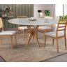 Mesas de Jantar Pandora Casa MAD Mesa Cone Off White 1,20m - 1