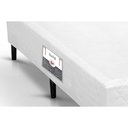 Ver imagem 3 de Cama Box Base Universal Casal Poli Tecido White (138x188x23) - Castor