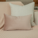 Ver imagem 2 de Almofada Veludo Rosé Retangular:Completa