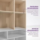 Ver imagem 7 de Quarto Infantil Cama com Grades Petit e Guarda Roupa Curió 4 Portas Madeiraoriginals Branco/Natural