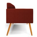 Ver imagem 6 de Sofá 2 Lugares Namoradeira Pé Palito Castanho Marisa Bouclê D03 - D’Rossi