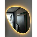 Ver imagem 6 de Espelho Orgânico Grande Decorativo 80cm com Led e Controle