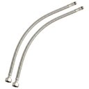 Ver imagem 1 de Engate Rabicho Monocomando 80cm Grande Misturador Mangueira Flexível Par Pia Grande Torneira Água Qu