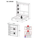 Ver imagem 5 de Cama de Casal Articulada para Colchão 138x188cm Multimóveis MP4380 Branco