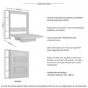 Ver imagem 4 de Cama de Casal Articulada para Colchão 138x188cm Multimóveis Mp4380 Branco