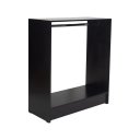 Ver imagem 1 de Balcão Loja Central Arara 100% Mdf Preto Desmontado - Suprema Móveis