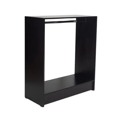 Balcão Loja Central Arara 100% Mdf Preto Desmontado - Suprema Móveis