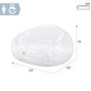Ver imagem 5 de Poltrona Sofá Inflável Beanless Individual Transparente Intex