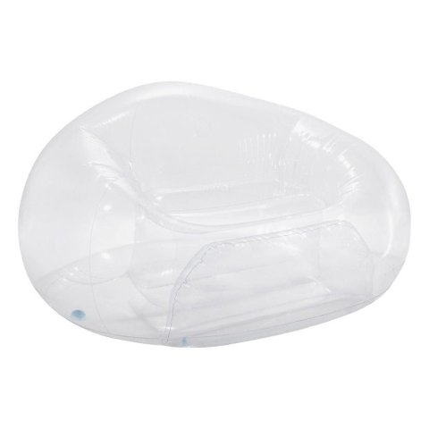 Poltrona Sofá Inflável Beanless Individual Transparente Intex
