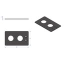 Ver imagem 2 de Vidro Preto para Cooktop 2 Bocas Fogatti