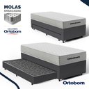 Ver imagem 3 de Cama Box com Colchão de Molas Ensacadas Ortobom One Face Plenno Superpocket + Auxiliar de Espuma