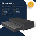 Ver mais imagens de Cama Box com Colchão de Molas Ensacadas Ortobom One Face Plenno Superpocket + Auxiliar de Espuma