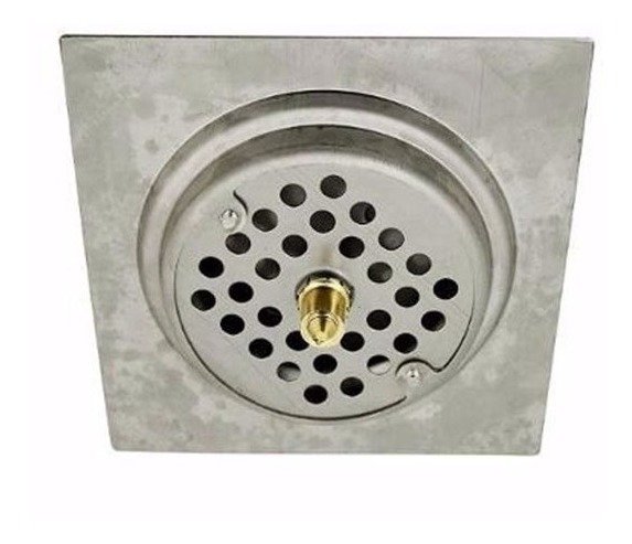 Ralo Inteligente Click Para Banheiro 10x10 Cm Inox - 4