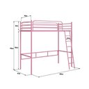 Ver imagem 4 de Beliche Suspenso de Ferro Solteiro - Nick:rosa Bebê