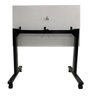 Mesa Basculante para Escritório e Home Office Salerno Cinza - 3