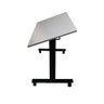Mesa Basculante para Escritório e Home Office Salerno Cinza - 1