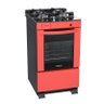 FOGAO 4 BOCAS VENAX DELPLUS VITREO BL VERMELHO GAS GLP - 1