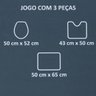 Jogo de Tapetes para Banheiro 3 Peças Jolitex Urban Deli - 3