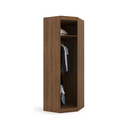 Ver imagem 2 de Guarda Roupa Genova Módulo Canto Ipe Wood com Grafite Batrol
